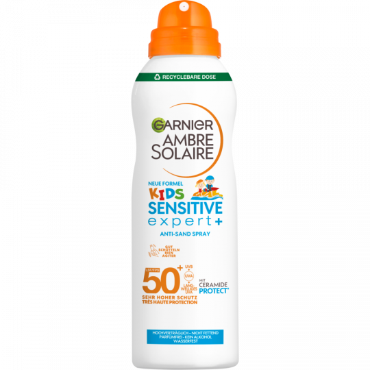 Garnier Ambre Solaire Kids Sensitive expert+ Anti-Sand Spray LSF 50+ 150 ml 