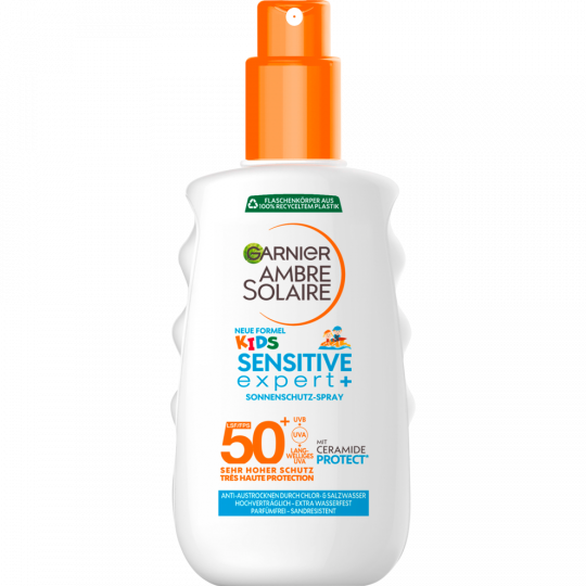 Garnier Ambre Solaire Sensitive Kids Sonnenspray LSF 50+ 150 ml 