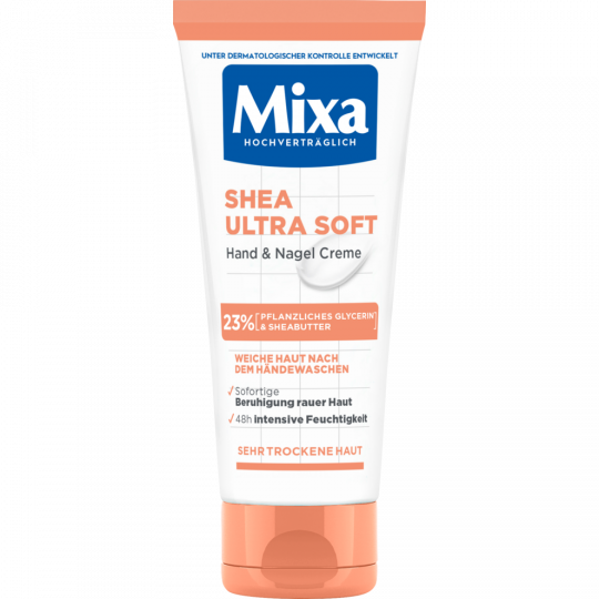 Mixa Shea Ultra Soft Hand & Nagelcreme 100 ml 