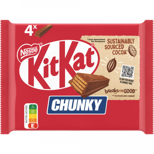 Nestlé KitKat Chunky Milk 4 Stück 