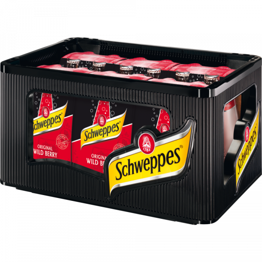 Schweppes Original Wild Berry - Kiste 6 x 4 x 0,2 l 
