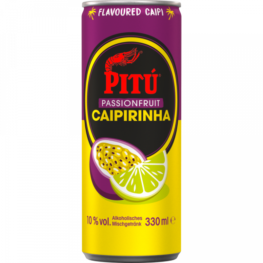 PITÚ Passionfruit Caipirinha 10 % vol. 0,33 l 