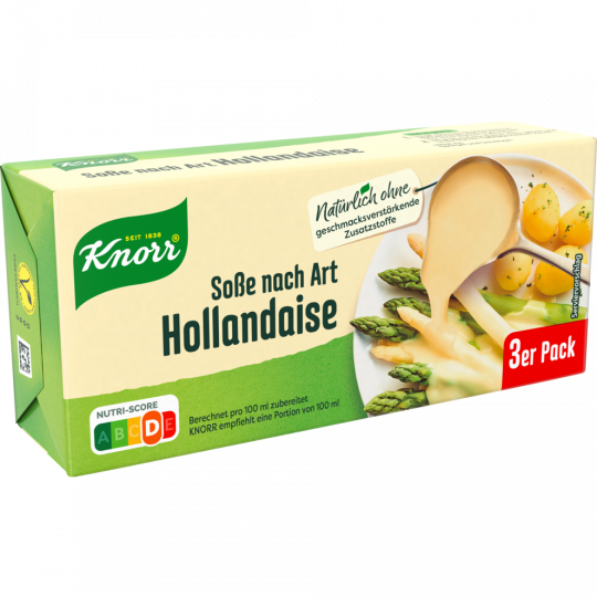 Knorr Soße nach Art Hollandaise 3er Pack für 3 x 250 ml 