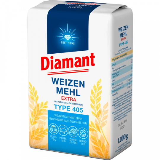 Diamant Weizenmehl Extra Type 405 1 kg 