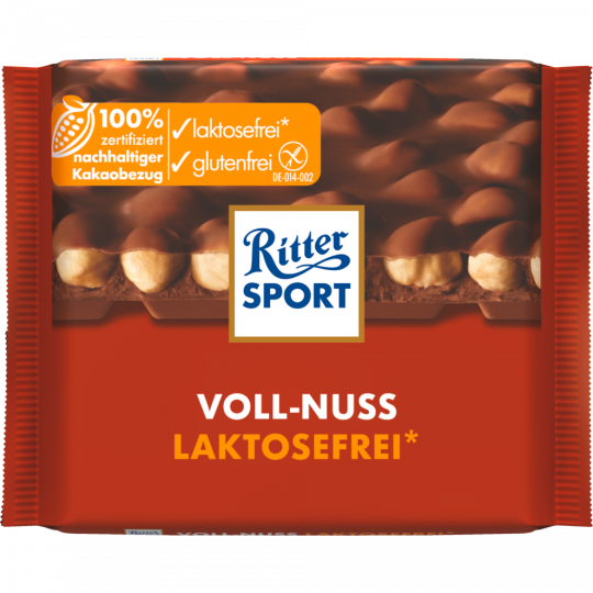Ritter SPORT Voll-Nuss Laktosefrei 100 g 