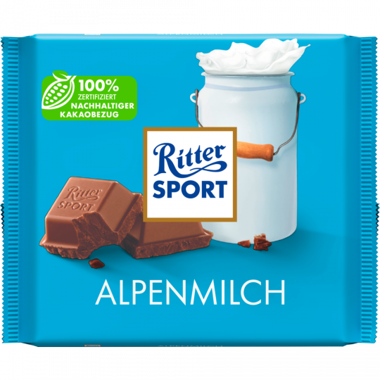 Ritter SPORT Alpenmilch Tafel 250 g 
