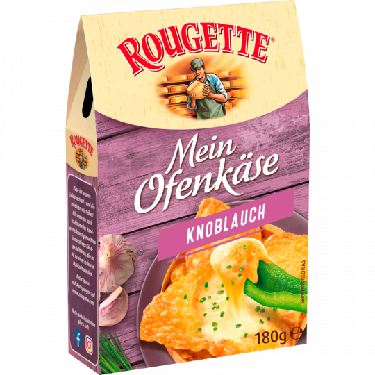 ROUGETTE Mein Ofenkäse Knoblauch Doppelrahmstufe 60 % Fett i.Tr. 180 g 