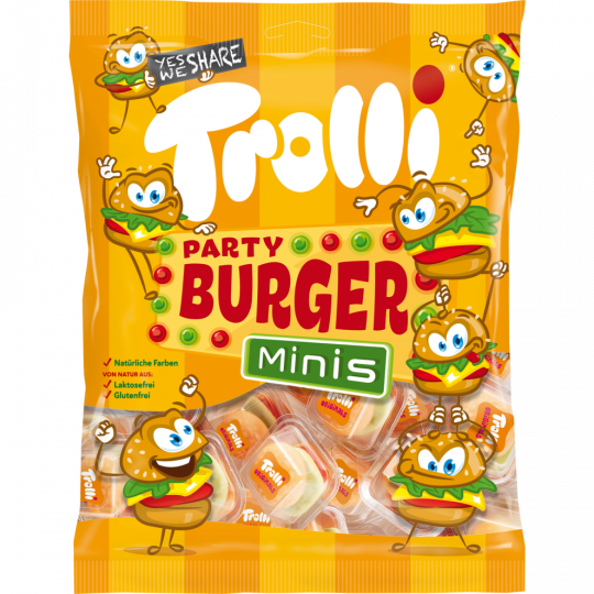 Trolli Party Burger Minis 170 g 