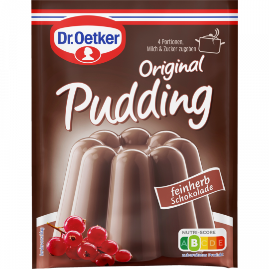 Dr.Oetker Original Pudding Schokolade Feinherb 3 Stück 
