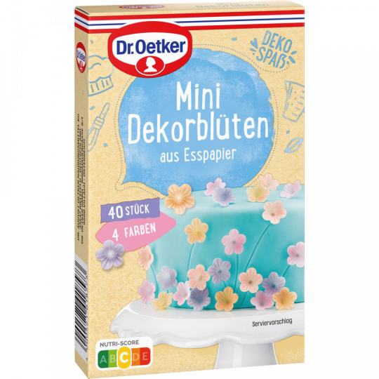 Dr.Oetker Mini Dekorblüten 40 Stück 