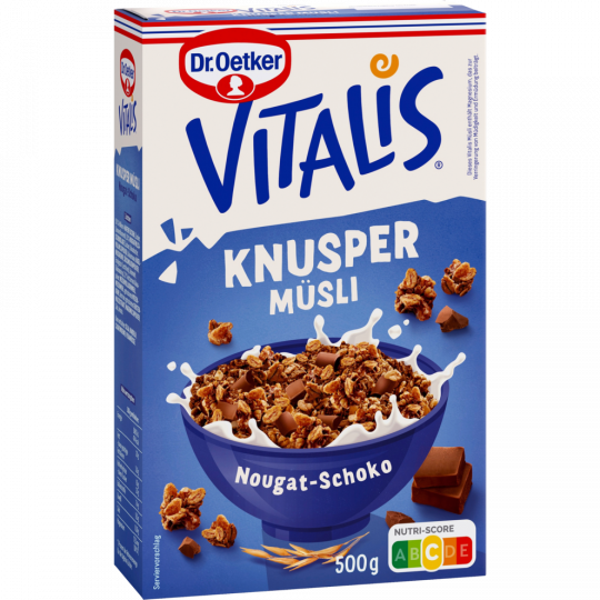 Dr.Oetker Vitalis Knusper Müsli Nuss-Nougat 500 g 