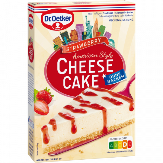 Dr.Oetker Cheesecake American Style Strawberry 320 g 