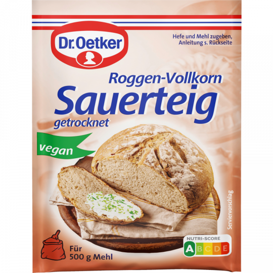 Dr.Oetker Roggen-Vollkorn Sauerteig getrocknet 15 g 