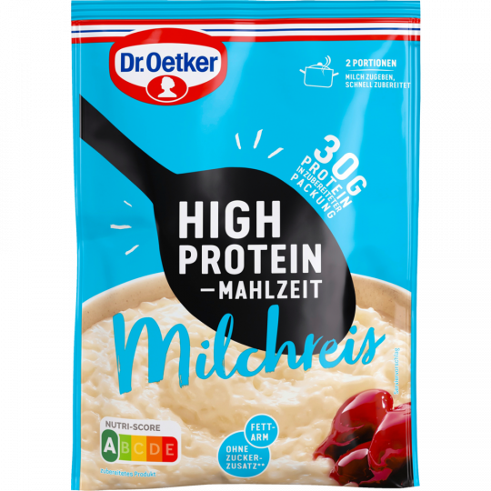 Dr.Oetker High Protein Mahlzeit Milchreis für 400 ml 