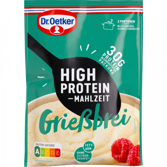 Dr.Oetker High Protein Mahlzeit Grießbrei für 400 ml 