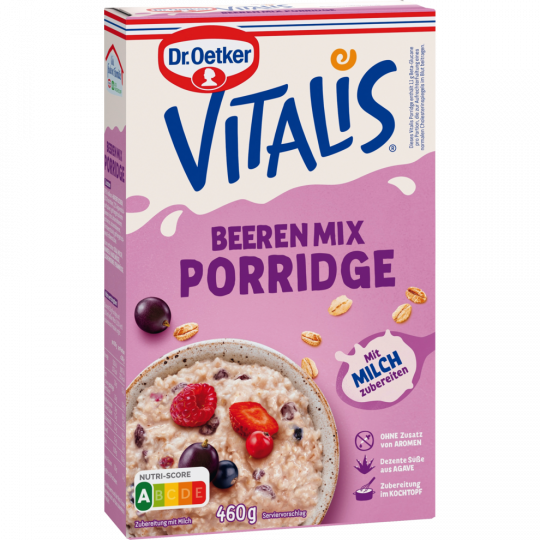 Dr.Oetker Vitalis  Beeren Mix Porridge 460 g 