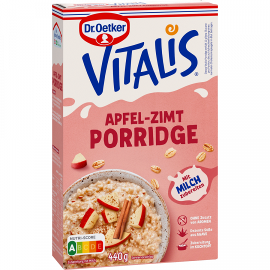 Dr.Oetker Vitalis  Apfel-Zimt Porridge 440 g 