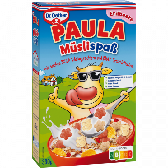 Dr.Oetker Paula Müslispaß Erdbeere 330 g 