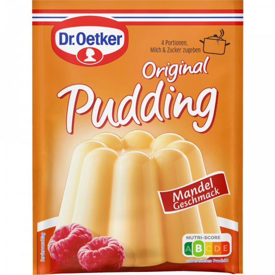 Dr.Oetker Original Pudding Mandel-Geschmack für 3 x 500 ml 