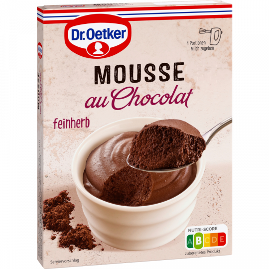 Dr.Oetker Mousse au Chocolat feinherb für 250 ml 