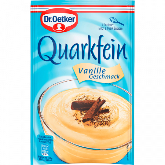 Dr.Oetker Quarkfein Vanille für 200 ml 