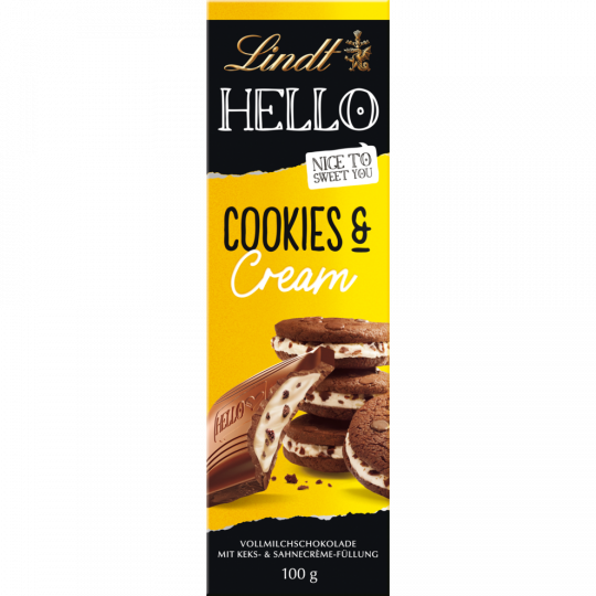 Lindt Hello Cookies & Cream 100 g 