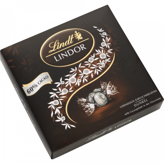 Lindt Lindor Dark Präsent 60 % Cacao 186 g 