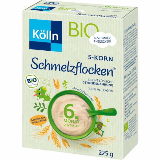 Kölln Bio Schmelzflocken 5-Korn 225 g 