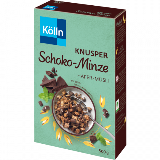 Kölln Knusper Schoko-Minze Hafer-Müsli 500 g 