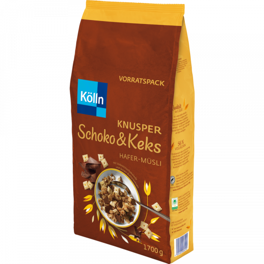 Kölln Knusper Schoko & Keks Hafer-Müsli 1,7 kg 