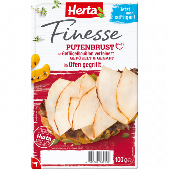 Herta Finesse Putenbrust im Ofen gegrillt 100 g 