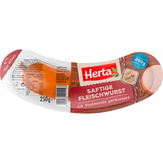 Herta Saftige Fleischwurst 250 g 