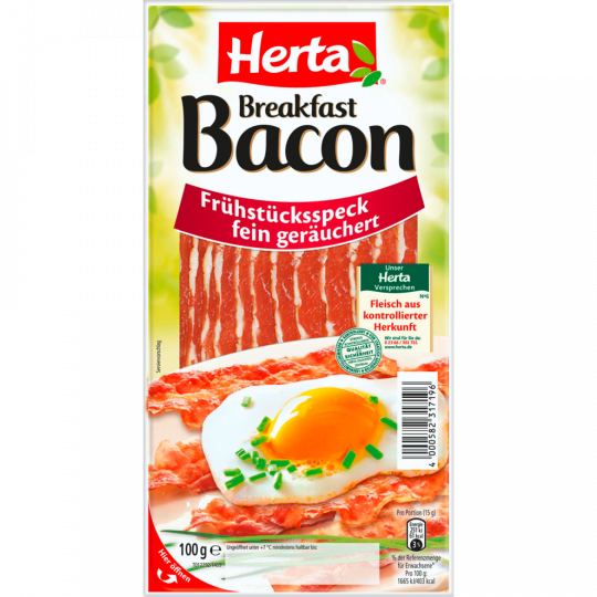 Herta Breakfast Bacon 100 g 