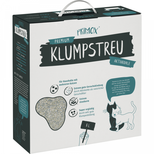 Primox Premium Klumpstreu Aktivkohle 8 l 