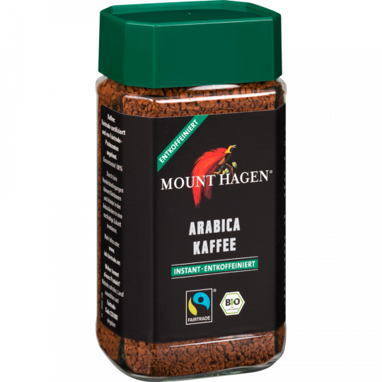 Mount Hagen Bio Arabica Kaffee lnstant entkoffeiniert 100 g 