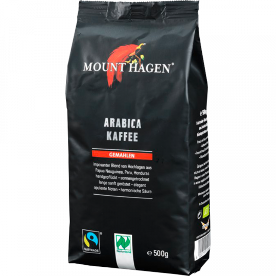 Mount Hagen Bio Arabica Kaffee gemahlen 500 g 