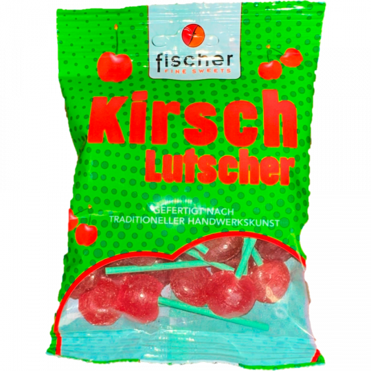 Fischer Fine Sweets Kirschen Lollis 100 g 