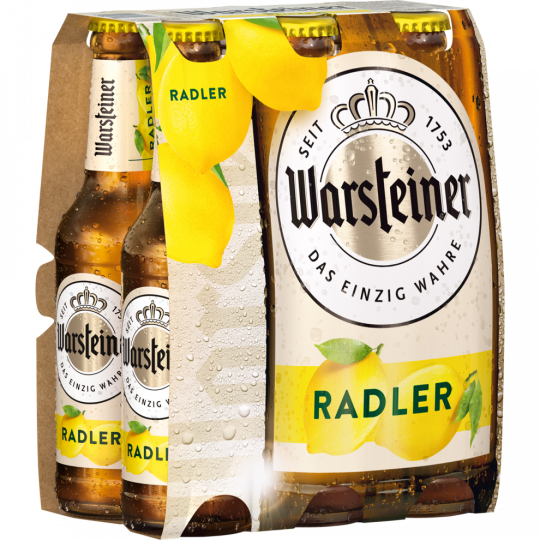 Warsteiner Radler Zitrone - 6-Pack 6 x 0,33 l 