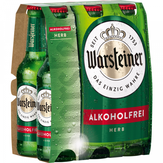 Warsteiner Herb Alkoholfrei - 6-Pack 6 x 0,33 l 
