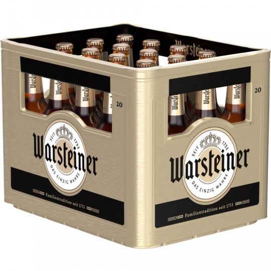 Warsteiner Premium Pilsener - Kiste 20 x 0,5 l 