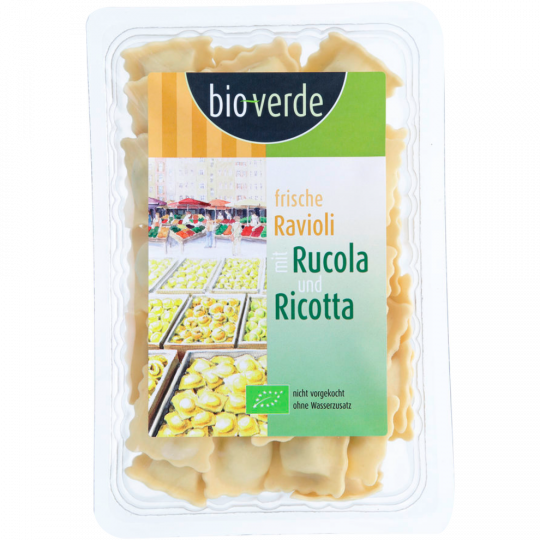 bio-verde Bio Ravioli mit Rucola und Ricotta 250 g 