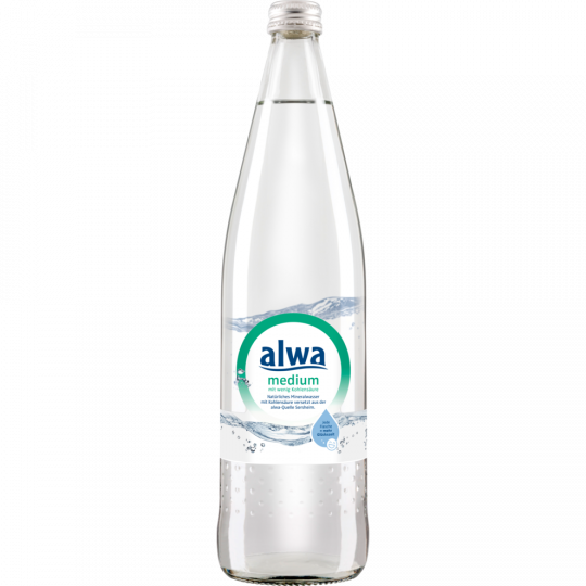 alwa Mineralwasser Medium 0,75 l 