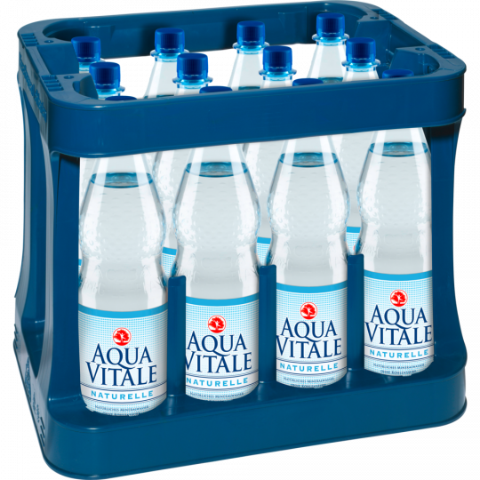 Aqua Vitale Natürliches Mineralwasser Naturelle - Kiste 12 x 1 l 