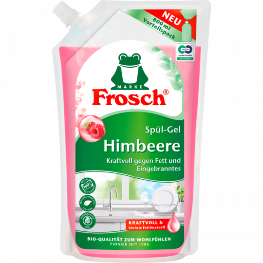 Frosch Himbeere Handspül-Lotion Nachfüllbeutel 800 ml 