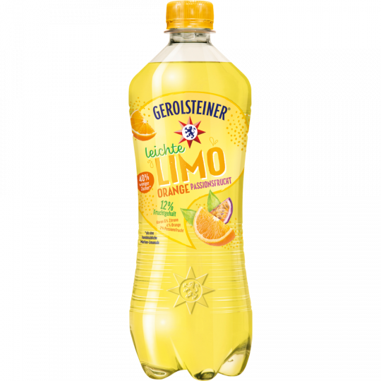 Gerolsteiner Leichte Limo Orange-Passionsfrucht 0,75 l 