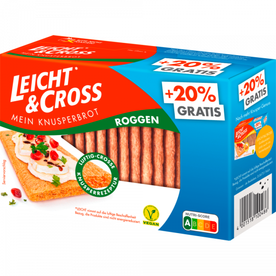 LEICHT&CROSS Leicht & Cross Kräftiger Roggen 150 g 