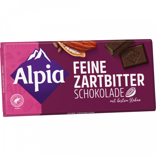 Alpia Feine Zartbitter Schokolade 100 g 