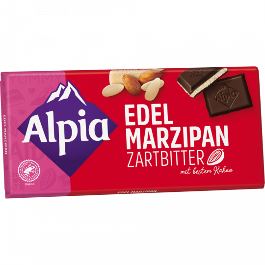 Alpia Edel Marzipan Zartbitter 100 g 