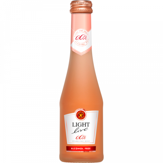 LIGHT live Sparkling 0,0 % Rosé 0,2 l 