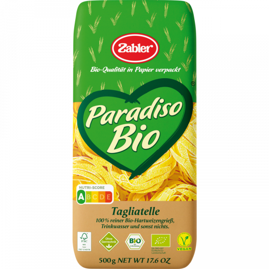 Zabler Paradiso Bio Tagliatelle 500 g 